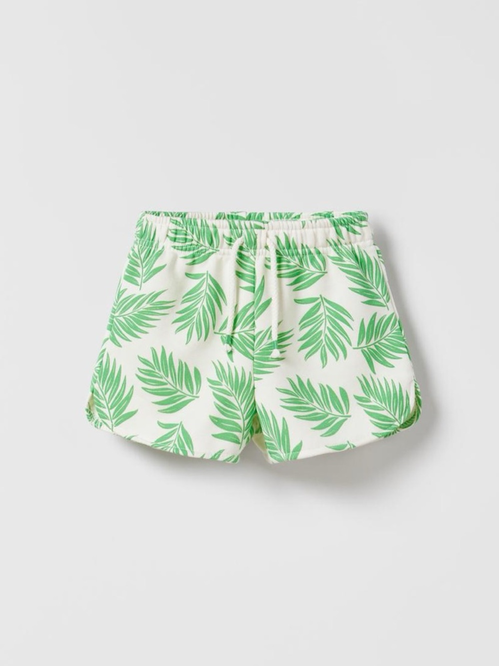 Zara Palm Plush Shorts
